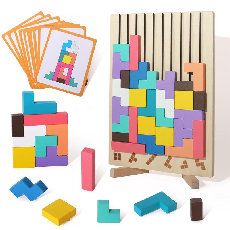 Think & Stack Wooden Puzzle Game