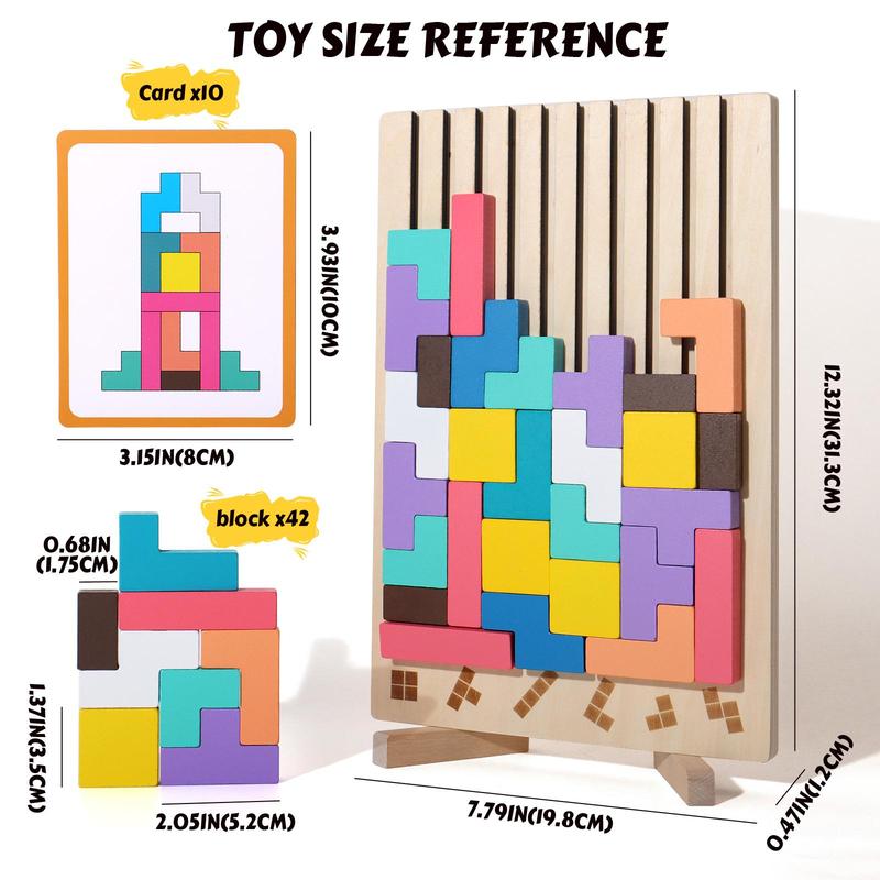 Think & Stack Wooden Puzzle Game