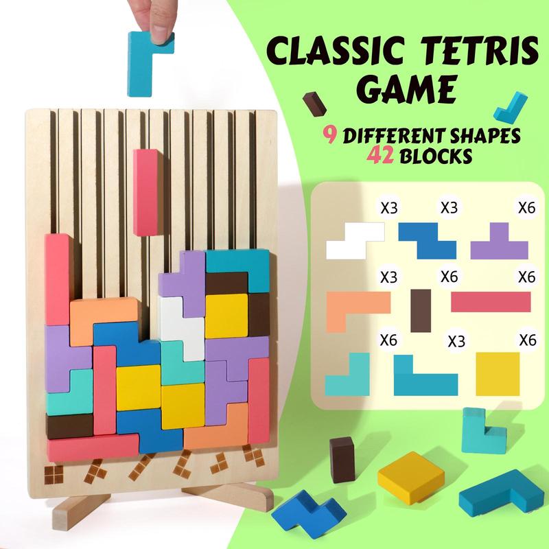 Think & Stack Wooden Puzzle Game