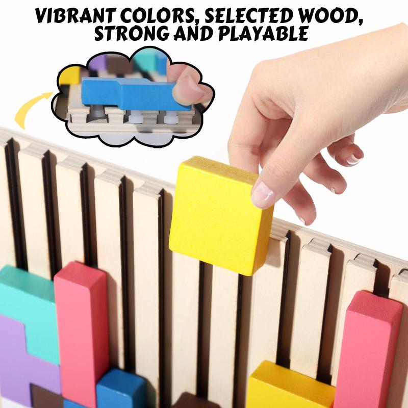 Think & Stack Wooden Puzzle Game