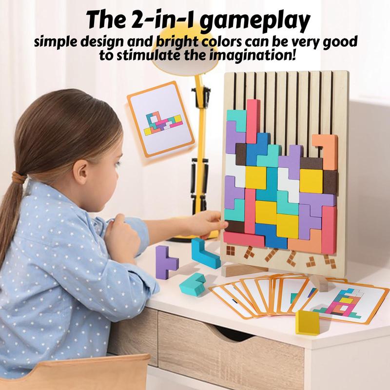 Think & Stack Wooden Puzzle Game